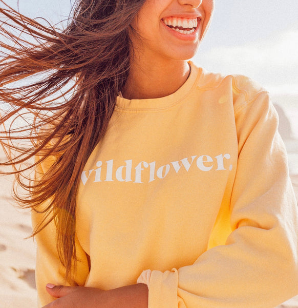 Wild honey hotsell yellow sweatshirt