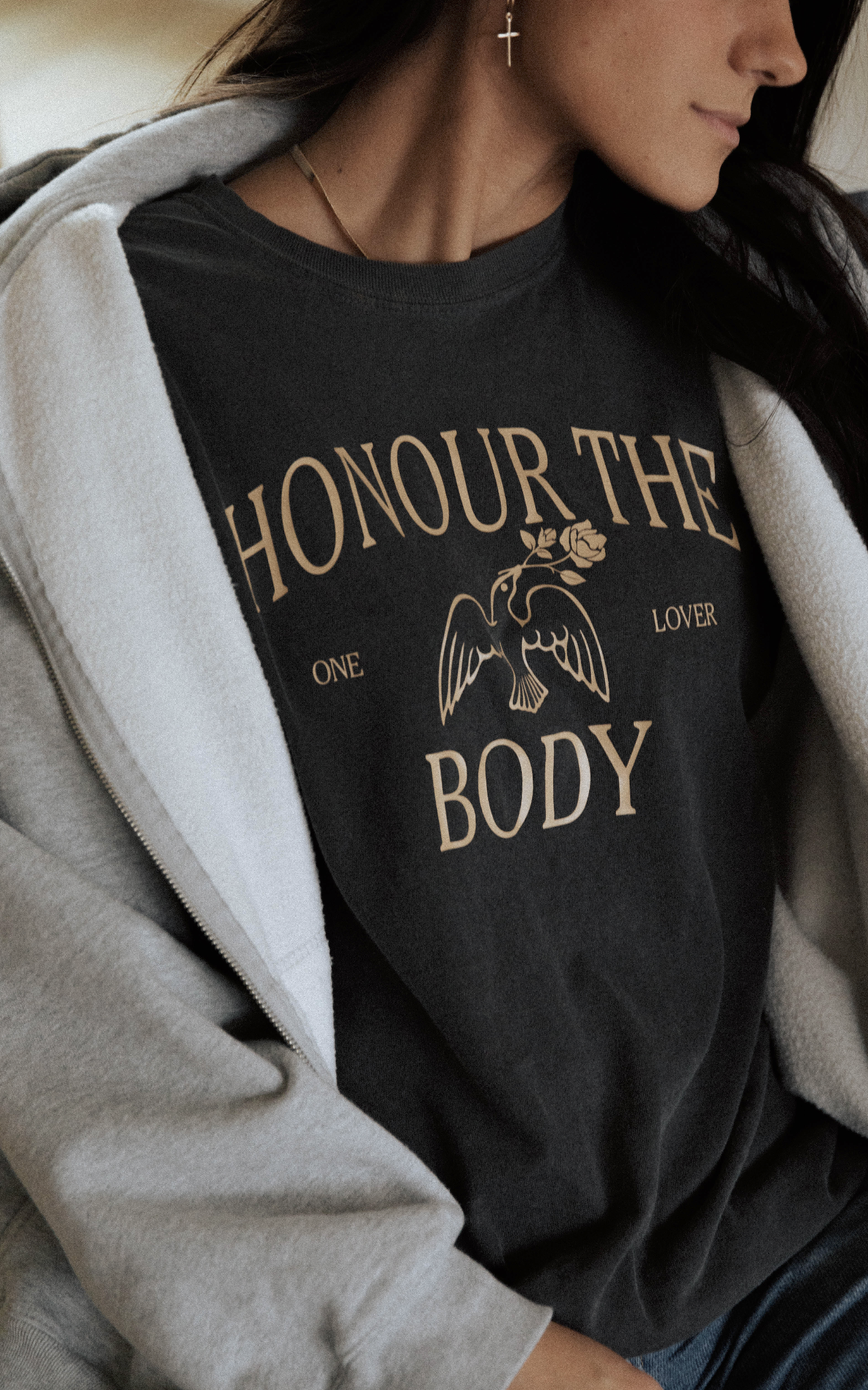 Honour the Body Oversized Tee