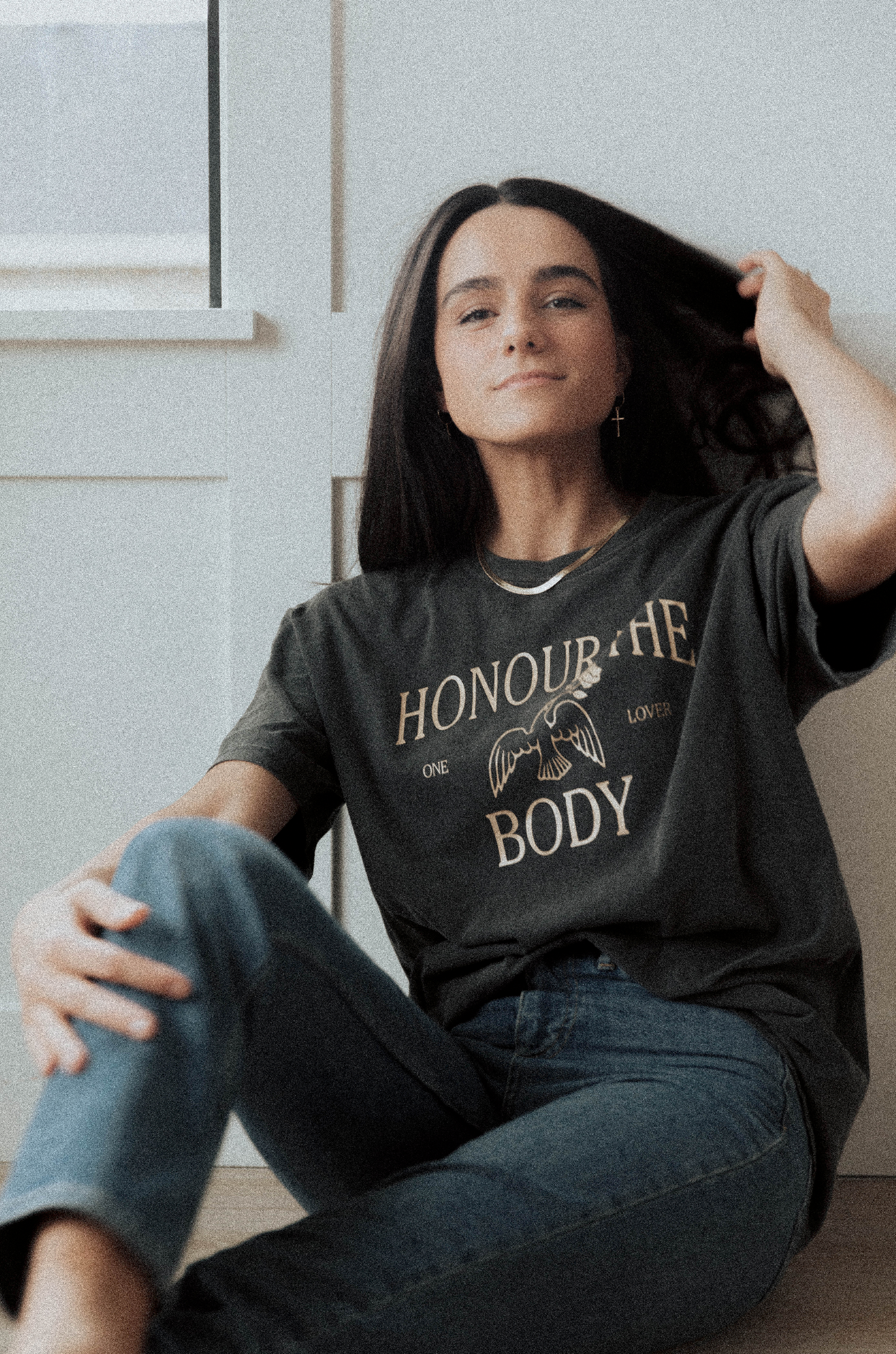 Honour the Body Oversized Tee